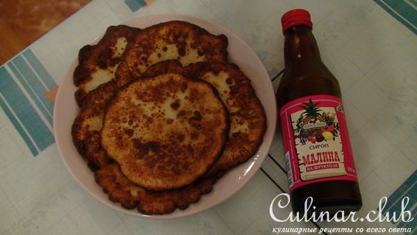 нежные манные оладушки