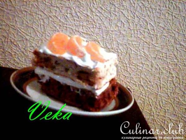 Бисквитные пироженные с орехами