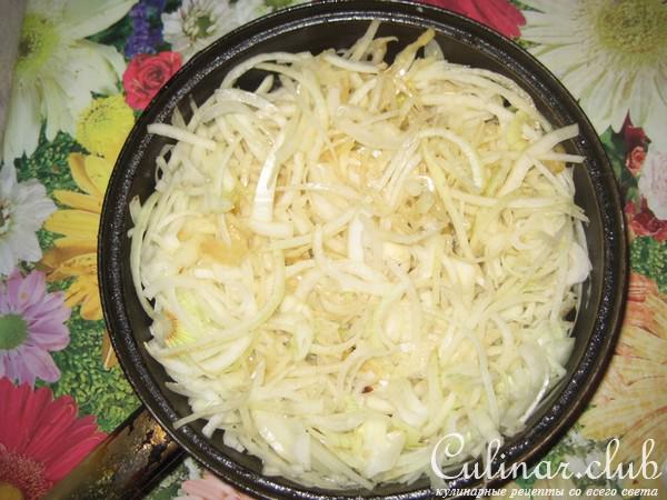 Легкий луковый пирог