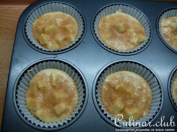 Яблочные маффины a la "Bratapfel"