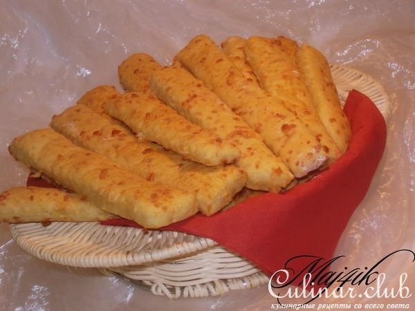 Закуска "Хлебно-сырные палочки"
