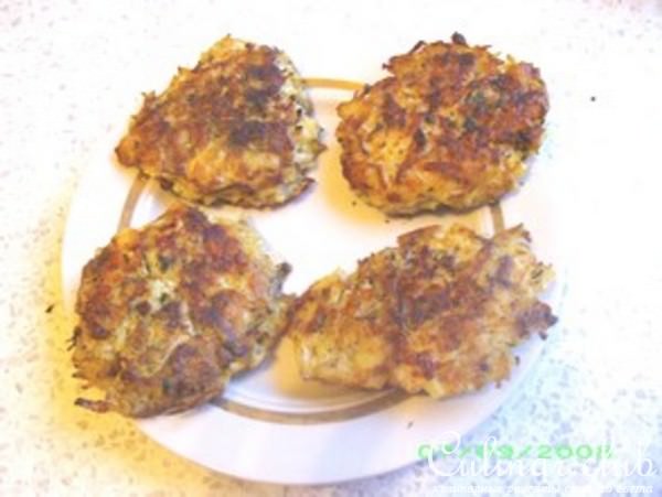 Драники с мясом и редькой