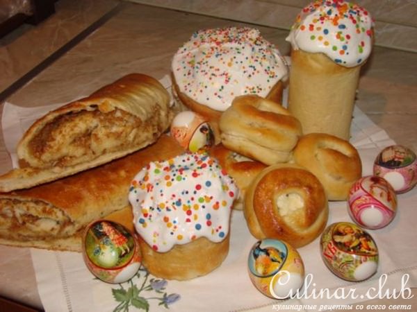 Куличи и выпечка к Пасхе