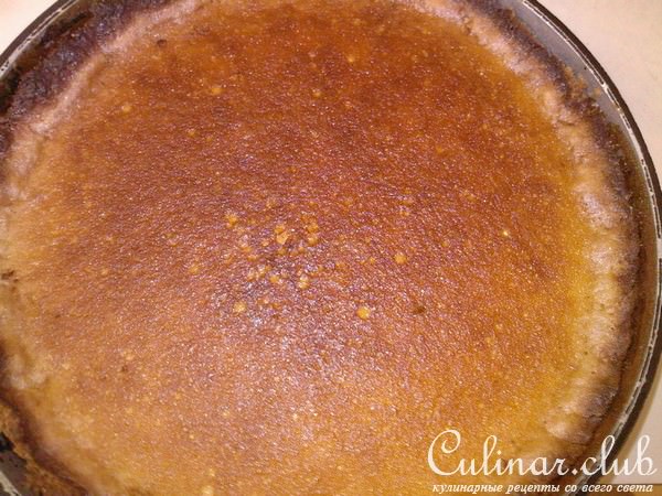 Флан с лимонным кремом