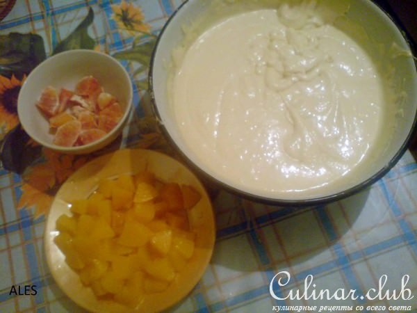 Творожные кексы с фруктами