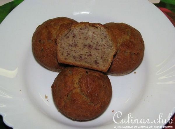 Банановые маффины (самые любимые)