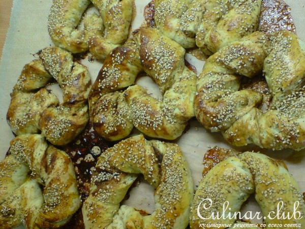 "Витые сердечки" /сдобная выпечка с мёдом и корицей