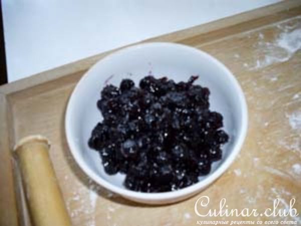 Булочки с голубикой и шоколадом