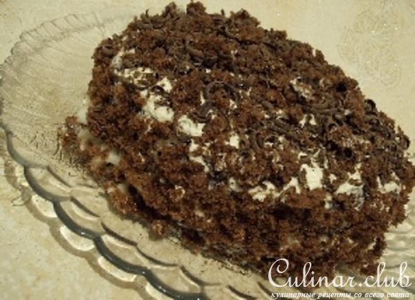 Торт Черная роза (вариант)