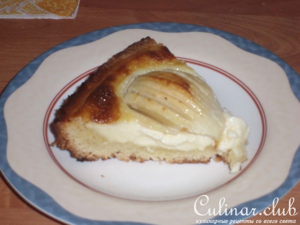 Пирог эльзасский с яблоками
