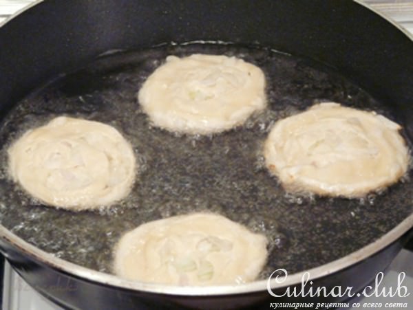 Узбекские луковые лепeшки