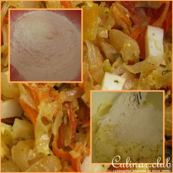 Пирог с капустой и яйцом
