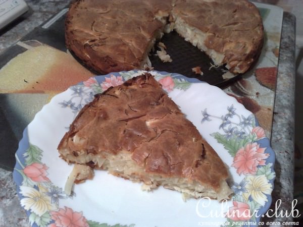 ПИРОГ"НЕЖНЫЙ" С КАПУСТОЙ