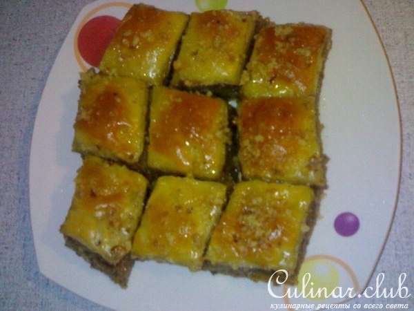 баклава с орехами
