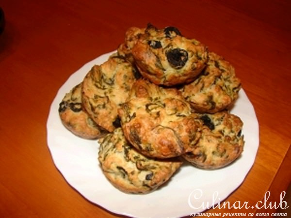 Маффины с щавелем