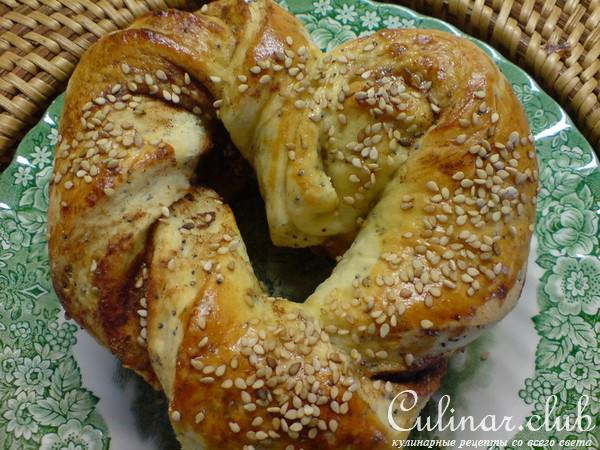 "Витые сердечки" /сдобная выпечка с мёдом и корицей