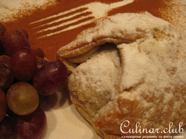 Яблоки с изюмом и корицей в конвертиках