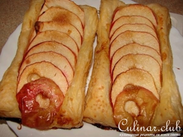 Яблочные "саночки"