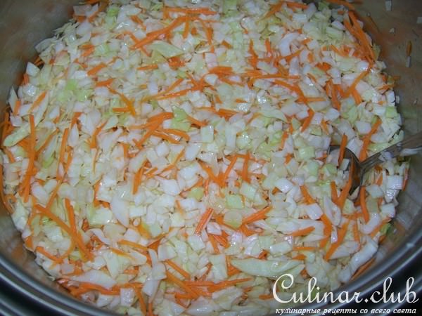 Капуста маринованная и вариант винегрета из неё
