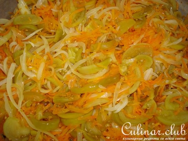 Салат из зеленых помидоров(вариант)