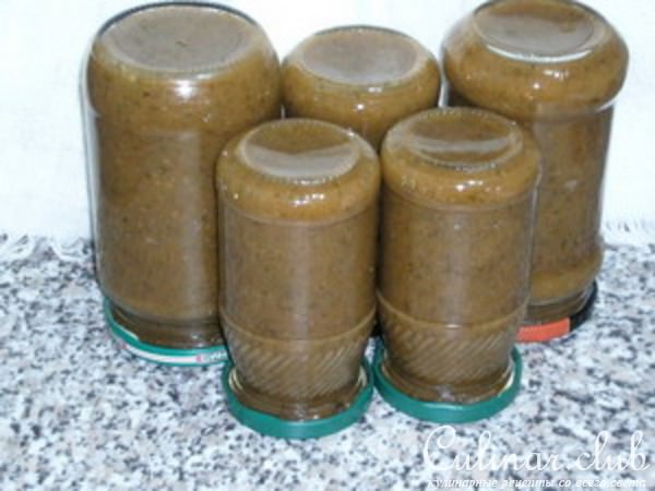 Густой острый айвово-яблочный соус