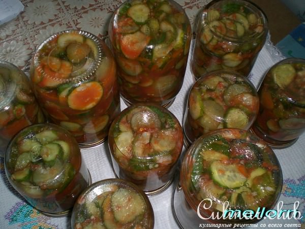 Огурцы в томатной заливке