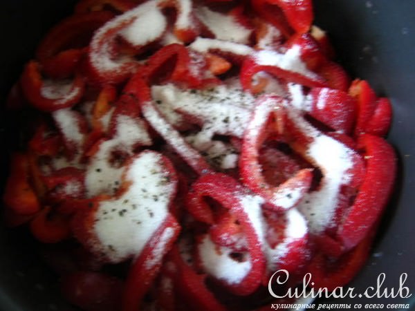Лечо с грибами (мультиварка)