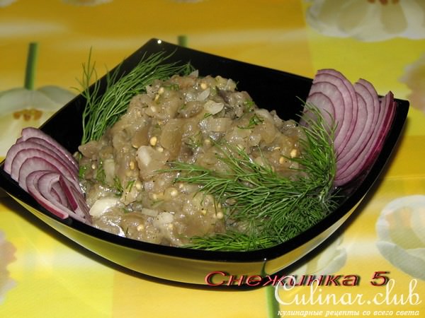 Баклажанная икра для самых ленивых