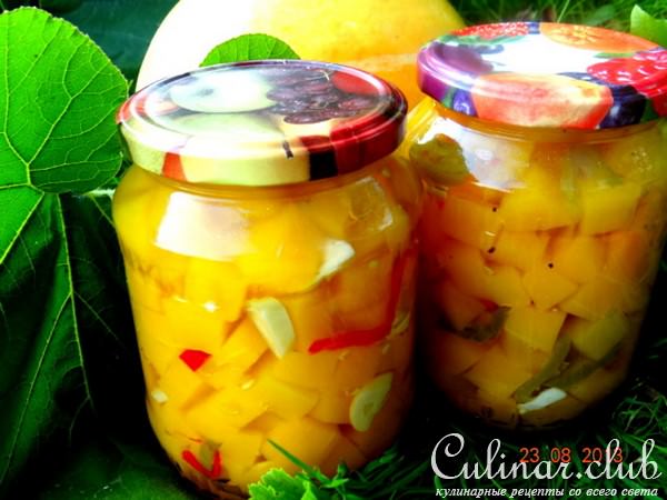 Тыква маринованная пряная на зиму (мультиварка)