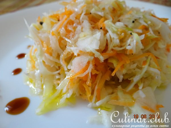 Капустка, маринованная с хреном на зиму (с помощью мультиварки)