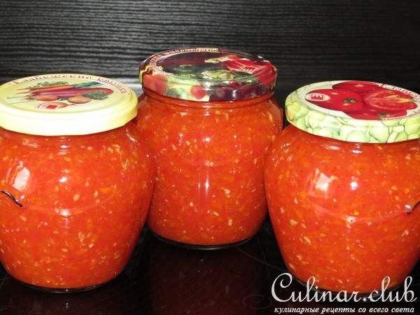 Домашняя аджика (Мультиварка)