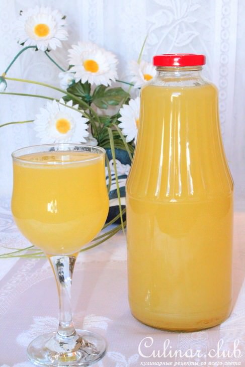 Сок из дыни на зиму (мультиварка)